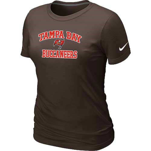 Nike Tampa Bay Buccaneers Women's Legend Logo Dri-FIT NFL T-Shirt - Dark Grey